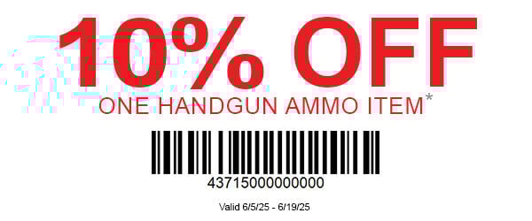 10 Percent off Handgun Ammo Coupon 10 Percent off Handgun Ammo Coupon